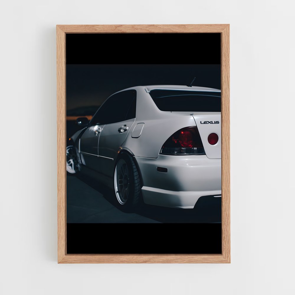 Poster Voiture Nocturne – affiche Lexus (vue 4)